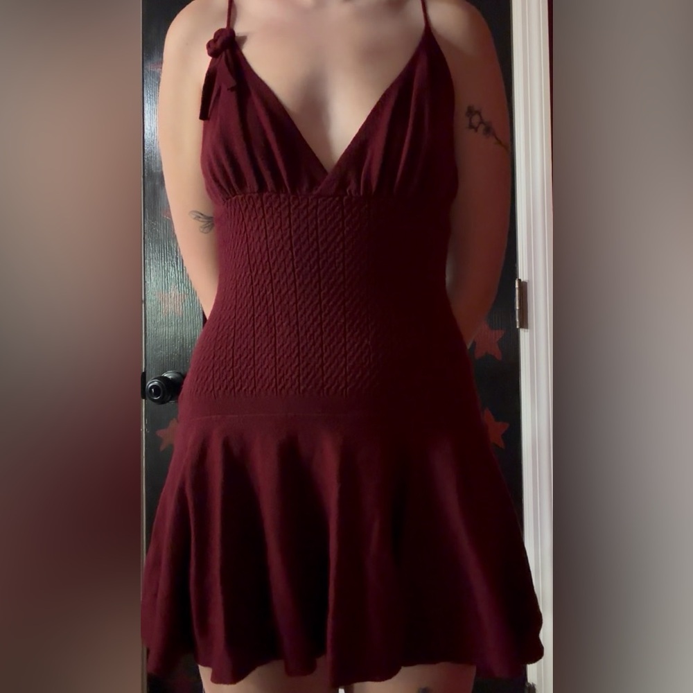 Forever 21 Deep Red Mini Dress